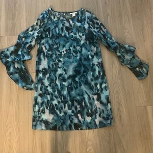 Blue dress, size small.